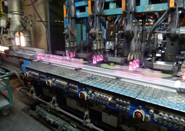 Tecnología de producción de botellas de vidrio